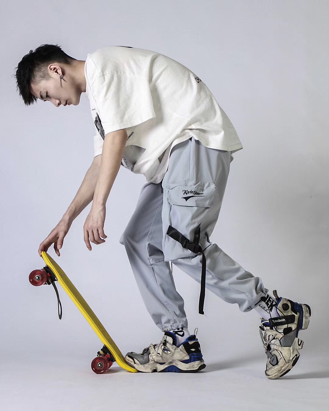 模特工裝服拍攝