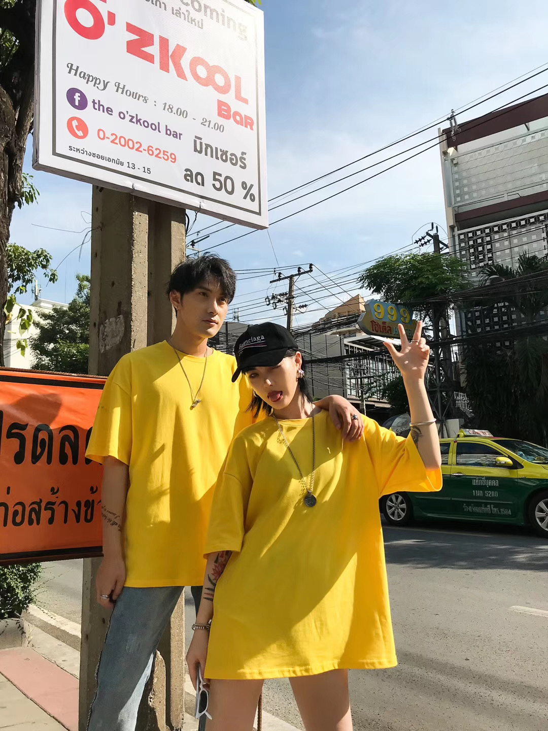 模特情侶裝拍攝